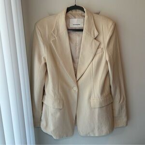 The Frankie Shop Cream Blazer